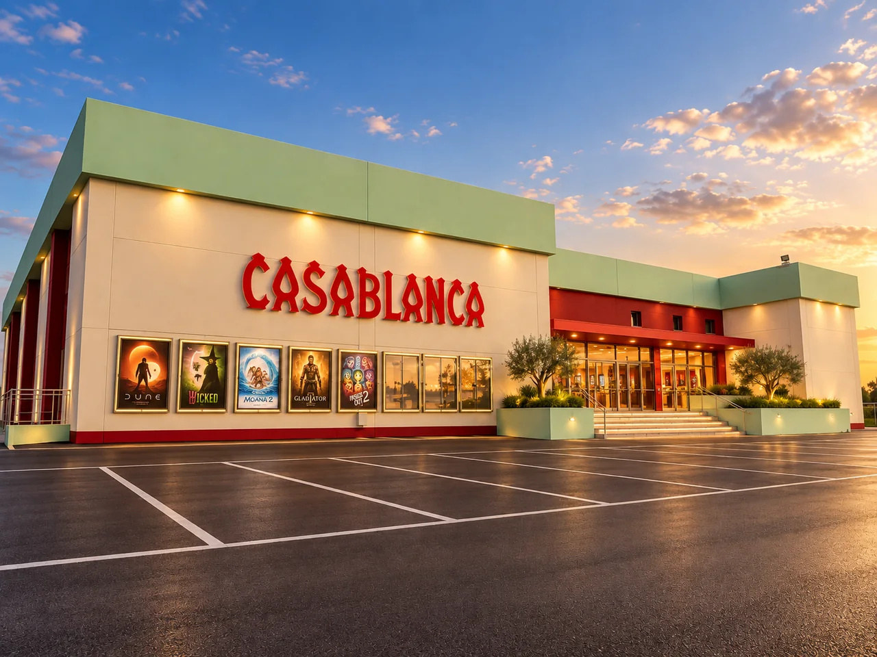 Ingresso del Cinema Casablanca Multicine a San Giorgio Ionico